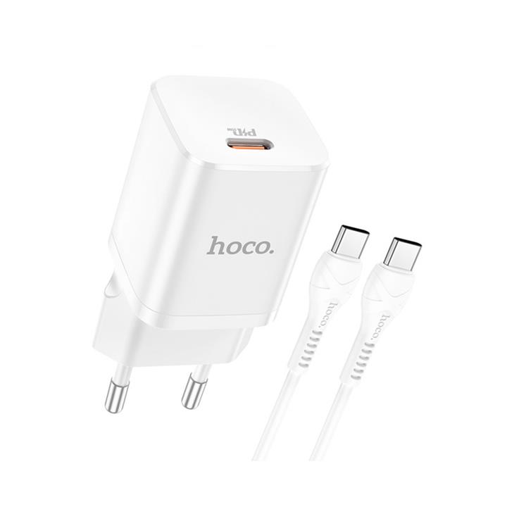 شارژر دیواری هوکو مدل N19 PD 25W به همراه کابل usb-c